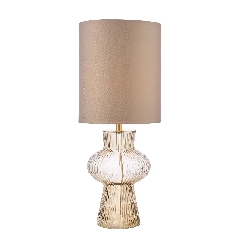 Track lighting for illuminating walkwaysSuelita Table Lamp Brown/Green Ribbed Glass And Antique Brass With Shade E14 Track lighting for illuminating walkwaysSuelita Table Lamp Brown/Green Ribbed Glass And Antique Brass With Shade E14