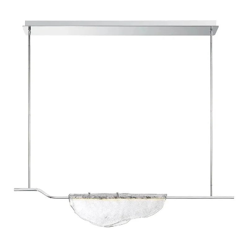 Track lighting with swivel heads for precise aimingSavona LED Linear Chandelier