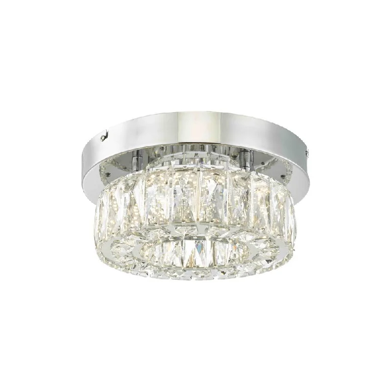 Track lighting for creating a moody atmosphereGem 12" Circle LED Flush Mount