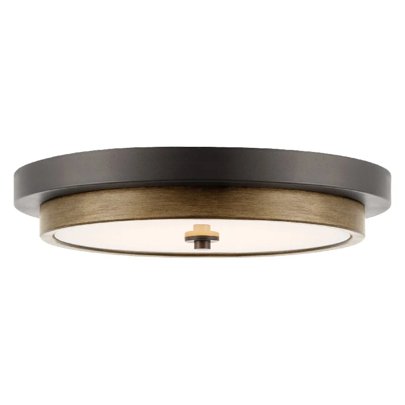 Industrial Lighting for Electronics ManufacturingKira Home Hermosa 14" Modern Semi Flush Mount Ceiling Light, 24W LED, Glass Diffuser, 3000k Warm White, Smoked Birch Wood Style, Oil Rubbed Bronze Industrial Lighting for Electronics ManufacturingKira Home Hermosa 14" Modern Semi Flush Mount Ceiling Light, 24W LED, Glass Diffuser, 3000k Warm White, Smoked Birch Wood Style, Oil Rubbed Bronze