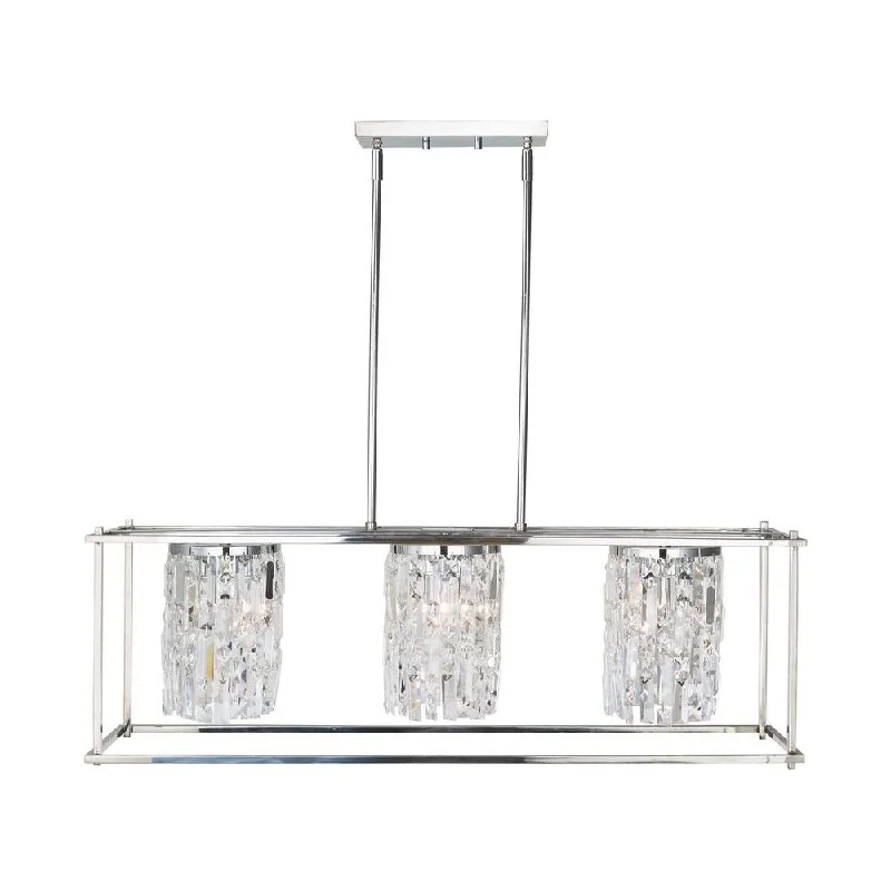 Contemporary track lighting in black finishWestport Linear Chandelier