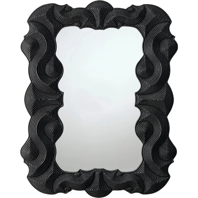 White track lighting for a clean lookBaroque Mirror