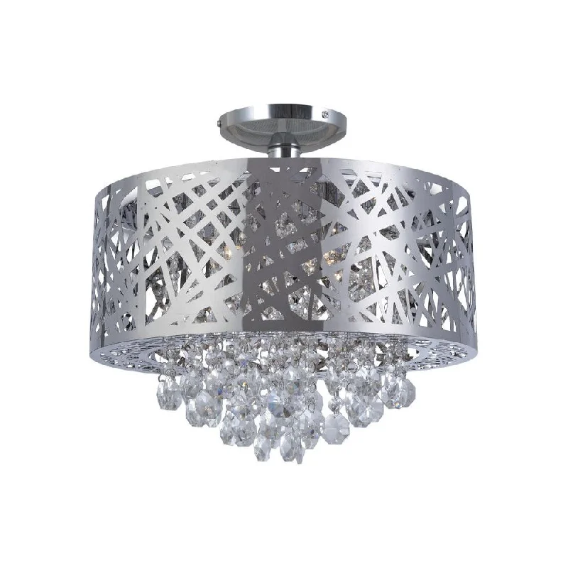 Rustic track lighting for farmhouse decorLaser Semi Flush Mount