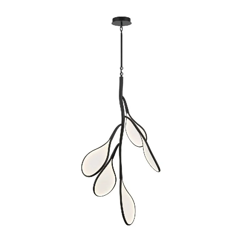 Contemporary track lighting in black finishVolare LED Multi-Light Pendant