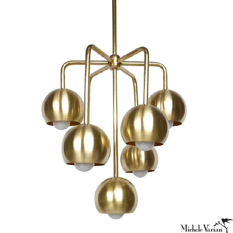 Industrial Area Lighting for Large Open SpacesBrass Septetable Bubble Pendant Light Industrial Area Lighting for Large Open SpacesBrass Septetable Bubble Pendant Light