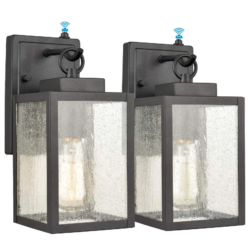 Corrosion - Resistant Industrial Lighting for Coastal FactoriesDusk to Dawn Outdoor Lights Wall Mount Sconce Set of 2 Corrosion - Resistant Industrial Lighting for Coastal FactoriesDusk to Dawn Outdoor Lights Wall Mount Sconce Set of 2