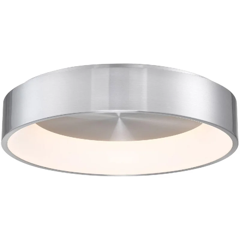 Industrial Lighting for Electronics ManufacturingCorso 24 in. LED Flush Mount Light Aluminum Finish Industrial Lighting for Electronics ManufacturingCorso 24 in. LED Flush Mount Light Aluminum Finish