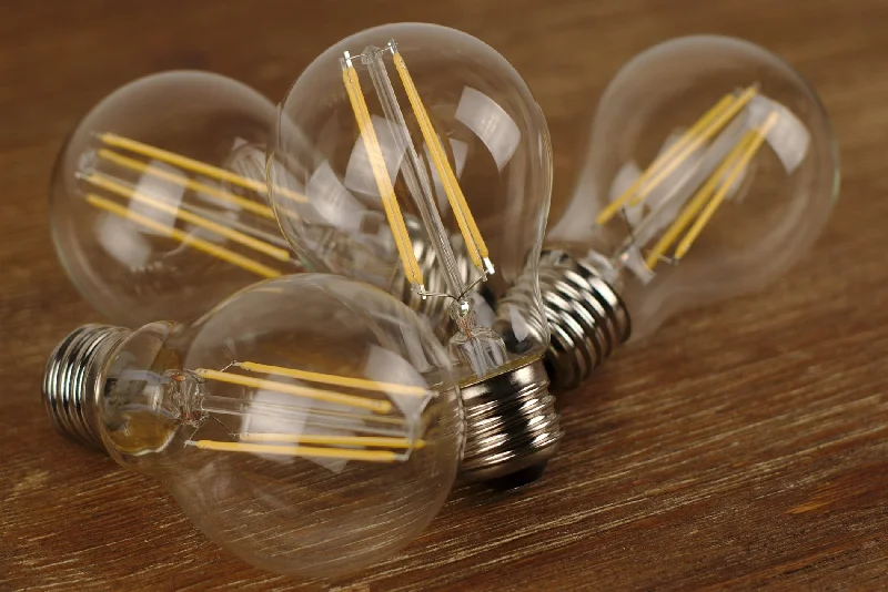 Durable Industrial Lighting for Harsh EnvironmentsRevel 6W Dimmable LED Edison Light Bulbs, 2700K Warm White, 60W Equivalent, E26 Base, Classic Style Bulb Set, 4 Pack Durable Industrial Lighting for Harsh EnvironmentsRevel 6W Dimmable LED Edison Light Bulbs, 2700K Warm White, 60W Equivalent, E26 Base, Classic Style Bulb Set, 4 Pack
