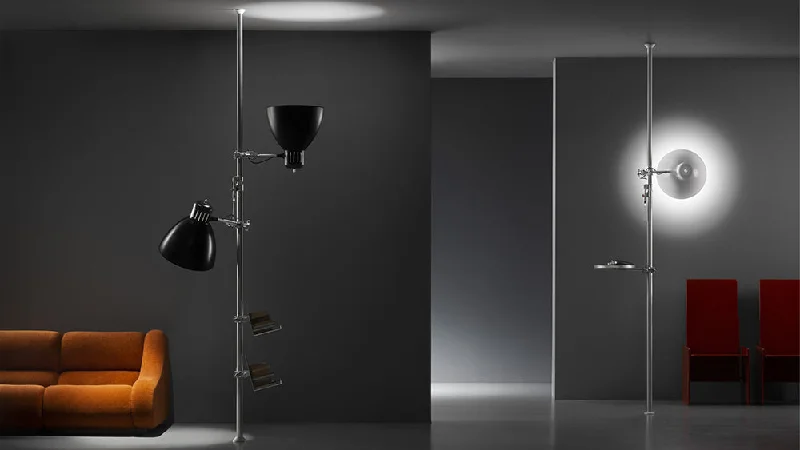 High - lumen track lighting for bright spacesLeucos Lighting JJ BIG Grip Body Only Indoor LED Swing Arm Light