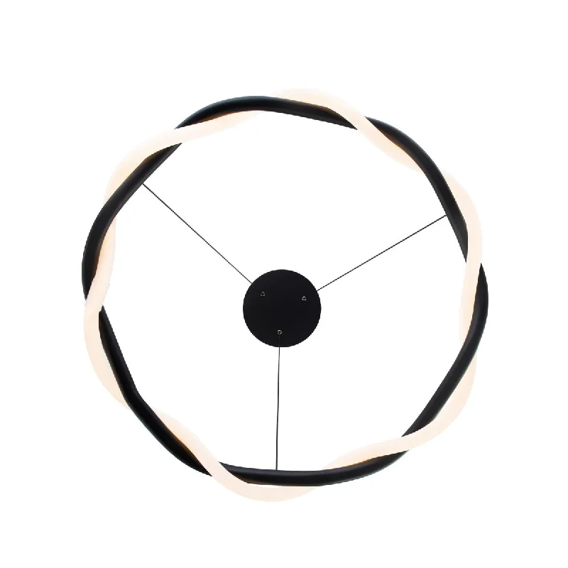 Industrial Task Lighting for Precision WorkstationsEscapade 28 in. LED Pendant Light Black Finish Industrial Task Lighting for Precision WorkstationsEscapade 28 in. LED Pendant Light Black Finish