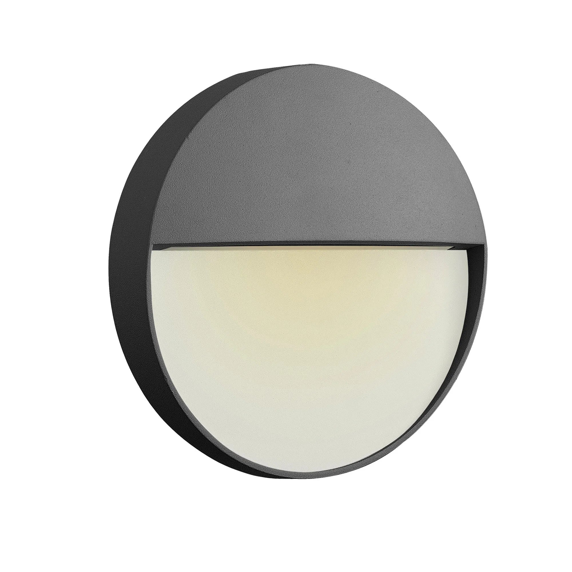 Track lighting with adjustable armsBaker Outdoor Wall Lamp Small Round, 3W LED, 3000K, 155lm, IP54, Anthracite, 3yrs Warranty