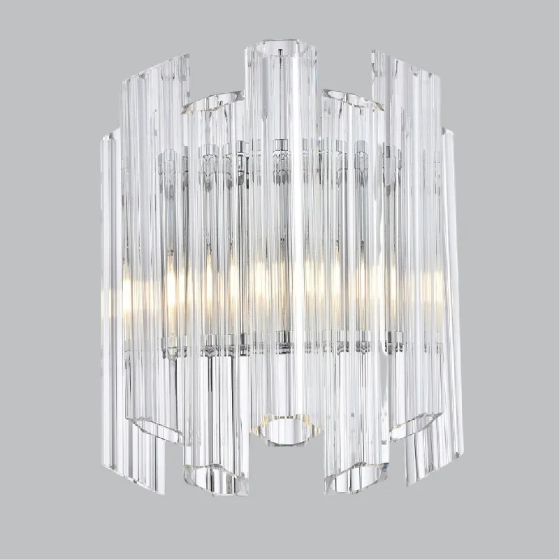 Track lighting with colored glass accentsKeira Wall Lamp E14