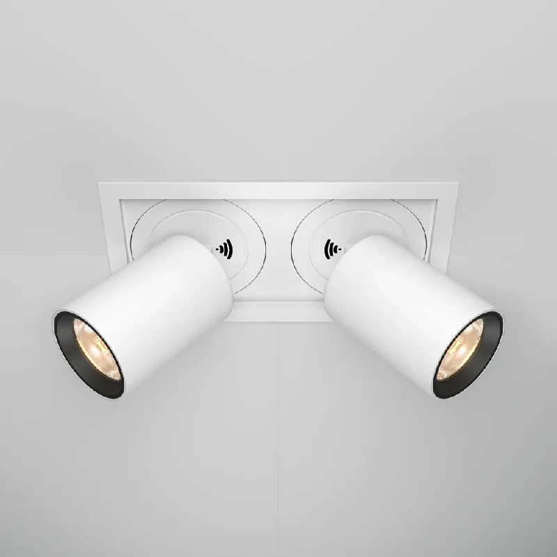 Track lighting for creating a focal pointCowes Downlight Hidden- White