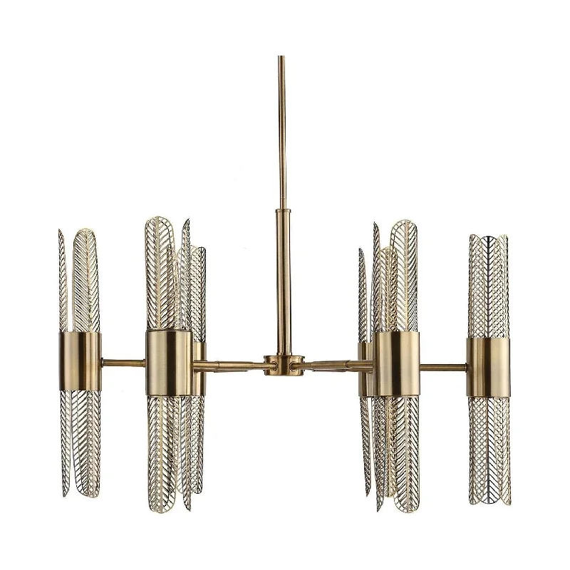 Track lighting with colored glass accentsCret LED Chandelier