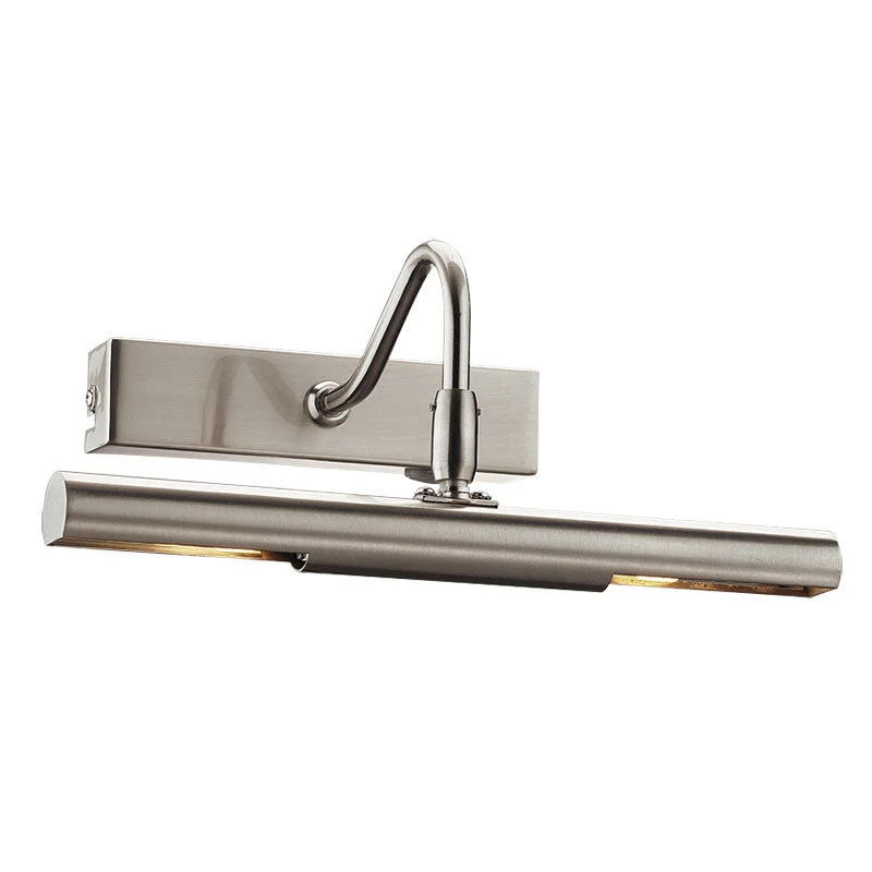 Industrial - style track lighting for loftsLedbury Picture Light- Satin Nickel