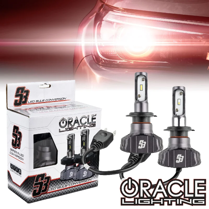 High - lumen track lighting for bright spacesORACLE Lighting H7 - S3 LED Light Bulb Conversion Kit (High Beam)