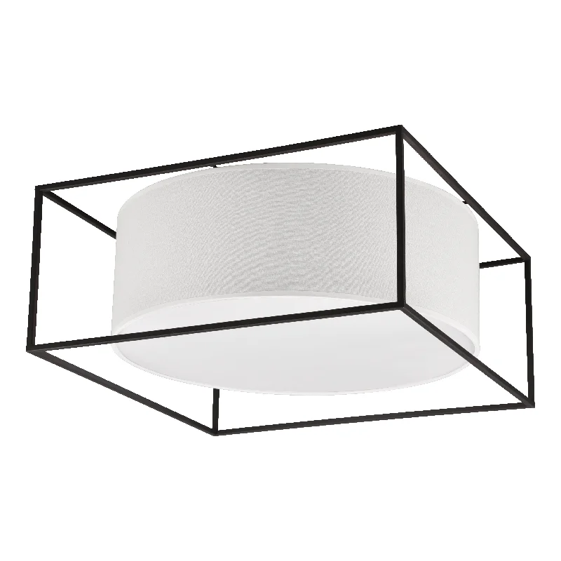 Track lighting for highlighting bookcasesRoss 3-Light Flush Mount