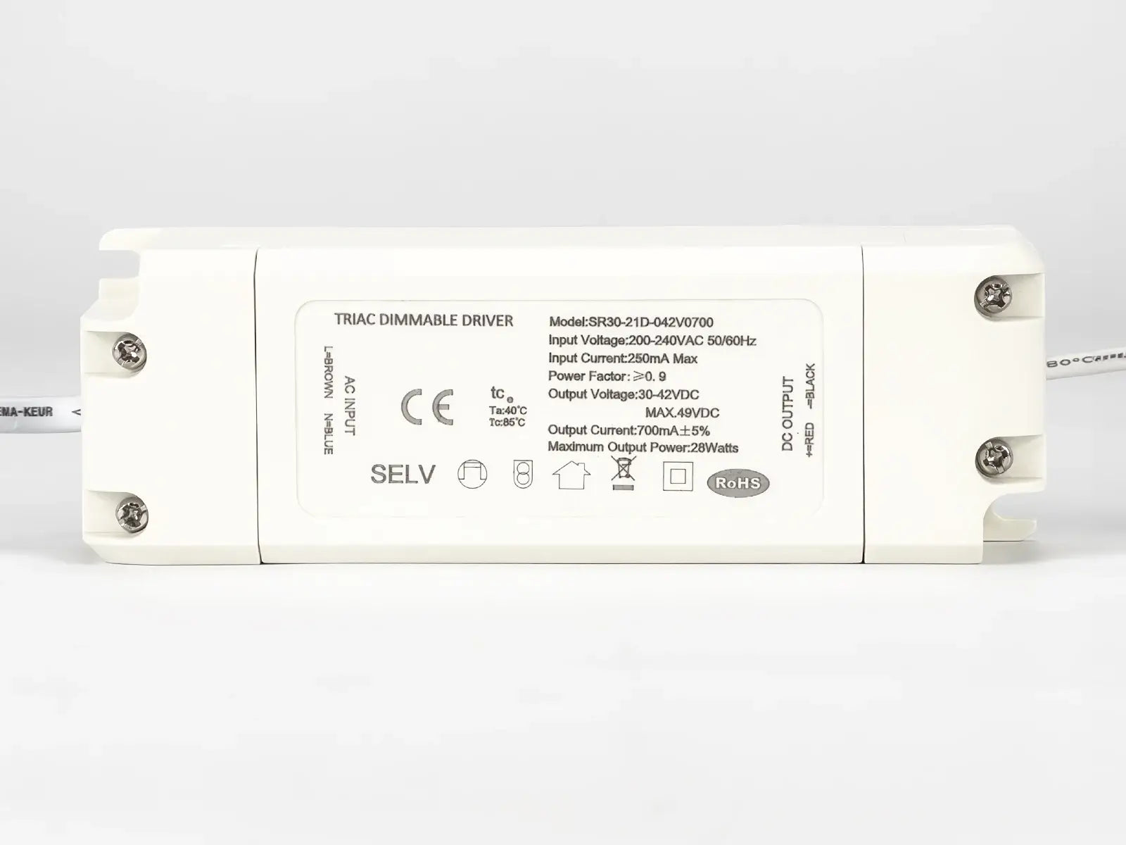 Track lighting for museums and galleriesLED Driver dimbaar Triac 28W 700mA