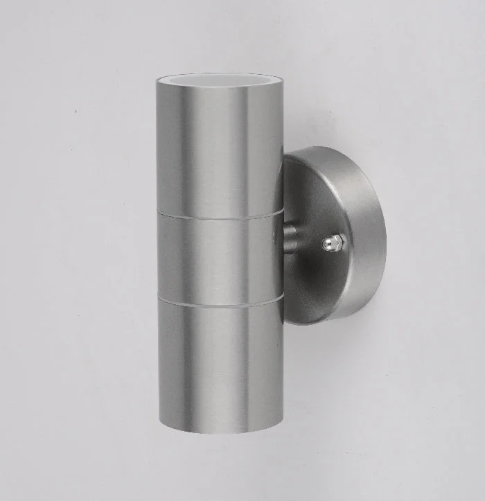 Adjustable track lighting for living roomswood wall lamps with natural grain for a warm and organic feelWinston Wall Light- Stainless Steel