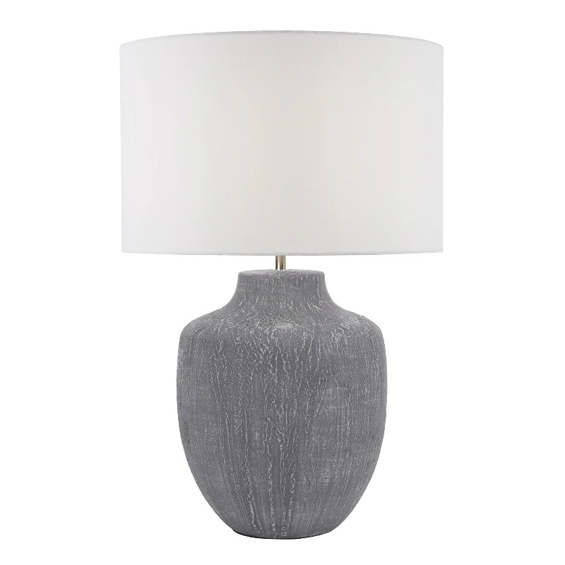 Track lighting for enhancing the architectureUdine Table Lamp Grey Ceramic With Shade E27 Track lighting for enhancing the architectureUdine Table Lamp Grey Ceramic With Shade E27