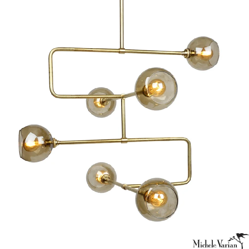 Waterproof Industrial Lighting for Wet AreasBrass Stacked Triple Circuit Chandelier Pendant Light Waterproof Industrial Lighting for Wet AreasBrass Stacked Triple Circuit Chandelier Pendant Light