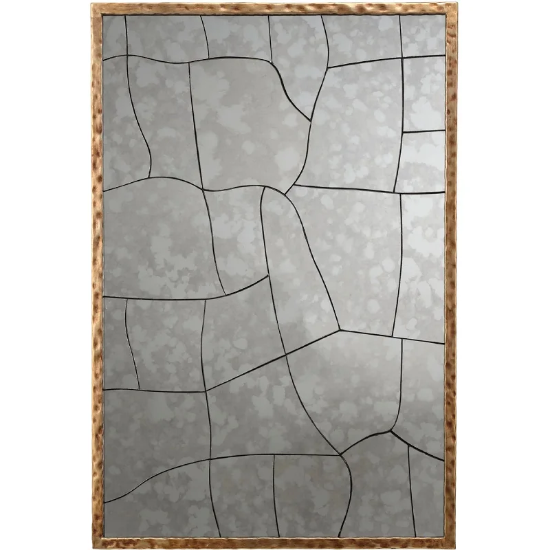 White track lighting for a clean lookFractured Mirror