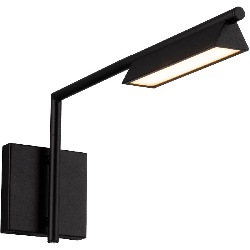 Industrial Area Lighting for Large Open SpacesEero 18 in. LED Swing Arm Wall Sconce 3000K Black Finish Industrial Area Lighting for Large Open SpacesEero 18 in. LED Swing Arm Wall Sconce 3000K Black Finish