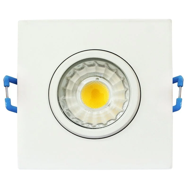 Energy - Efficient Industrial Lighting for Cost - SavingsSDL3S-ADJ 3" 8W LED Square Eyeball Recessed Light, 5000K Energy - Efficient Industrial Lighting for Cost - SavingsSDL3S-ADJ 3" 8W LED Square Eyeball Recessed Light, 5000K