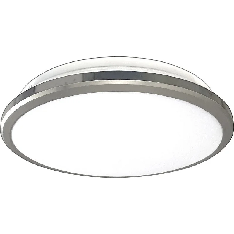 White track lighting for a clean lookSlim 13" LED Flush Mount