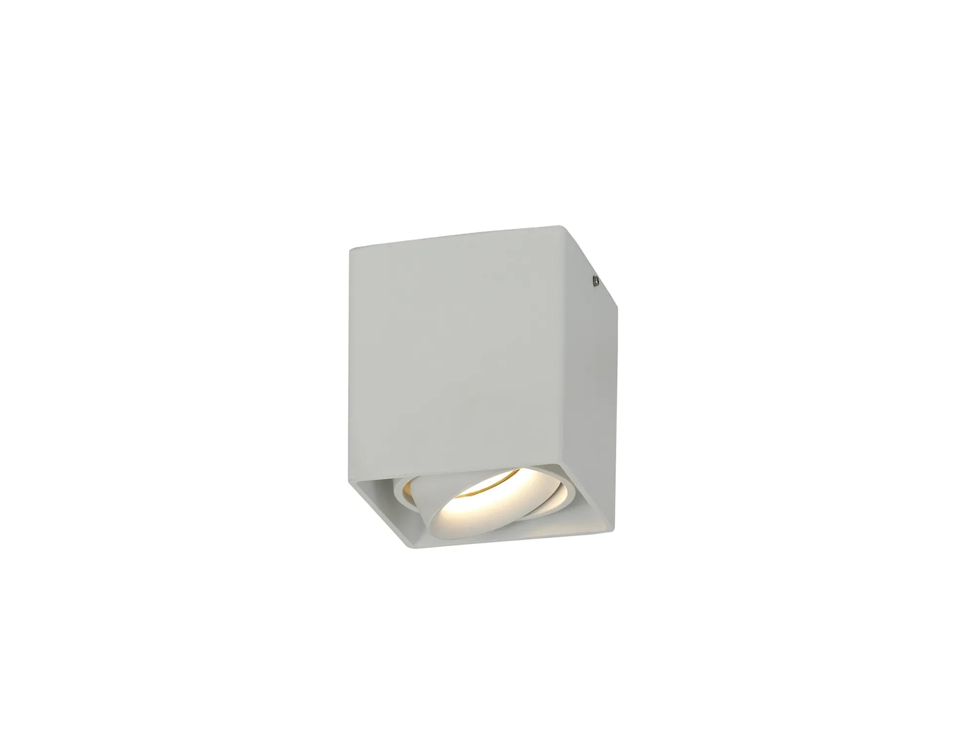 Energy - efficient track lighting fixturesStom Adjustable Square Spotlight, 1 Light GU10, Sand White Energy - efficient track lighting fixturesStom Adjustable Square Spotlight, 1 Light GU10, Sand White