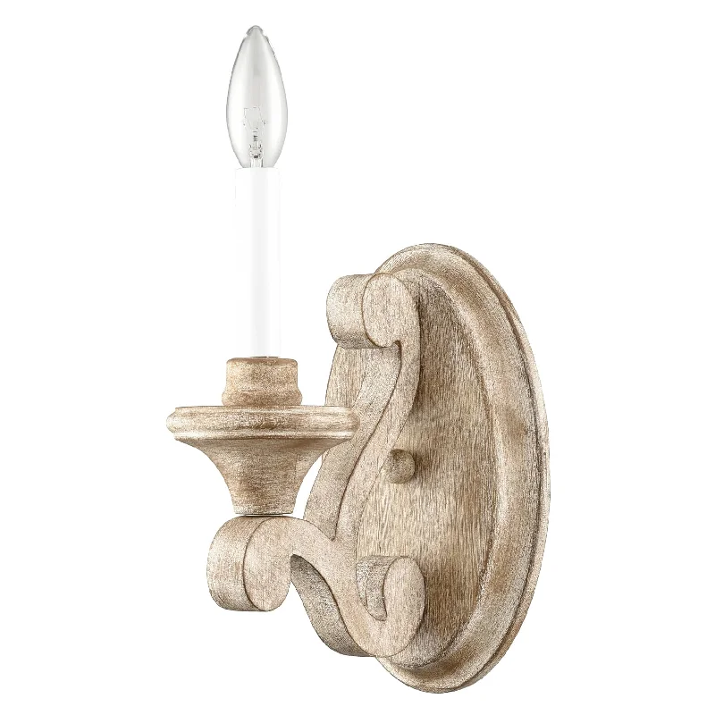 Waterproof Industrial Lighting for Wet AreasFarmhouse Wood Wall Sconce Candle Style, Antique White Waterproof Industrial Lighting for Wet AreasFarmhouse Wood Wall Sconce Candle Style, Antique White
