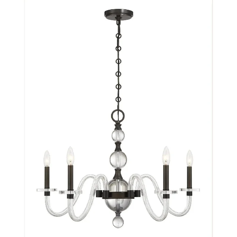 Industrial - style track lighting for loftsAragon Chandelier