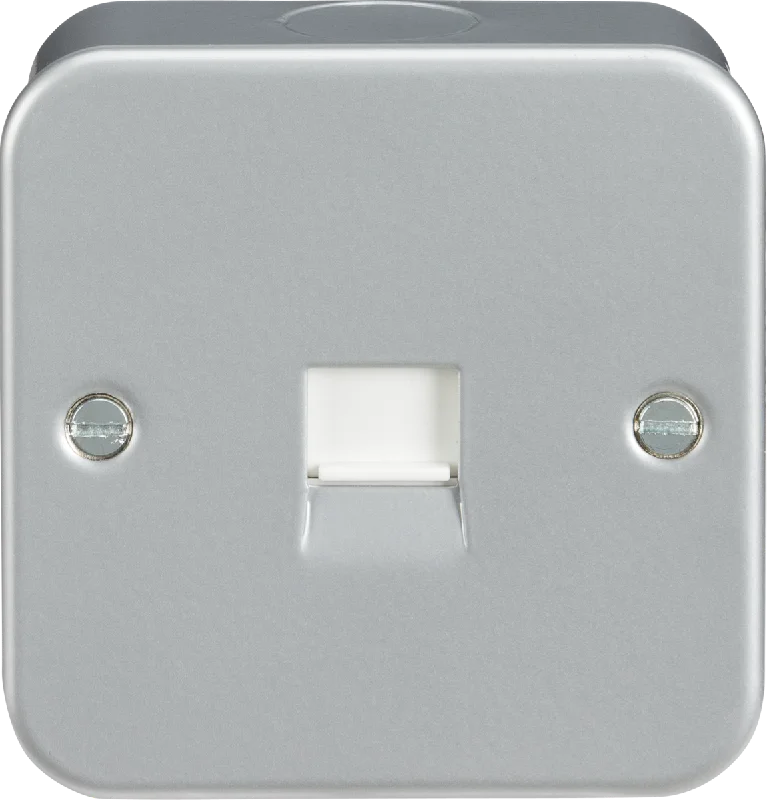Track lighting for adding a touch of eleganceKnightsbridge Metal Clad Telephone Master, Slave Socket & Network Outlet