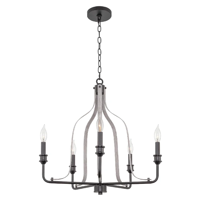 Durable Industrial Lighting for Harsh EnvironmentsKira Home Copeland 24" 5-Light Farmhouse Pendant Light Chandelier, Adjustable Hanging Height, White Birch Wood Style + Black Finish Durable Industrial Lighting for Harsh EnvironmentsKira Home Copeland 24" 5-Light Farmhouse Pendant Light Chandelier, Adjustable Hanging Height, White Birch Wood Style + Black Finish
