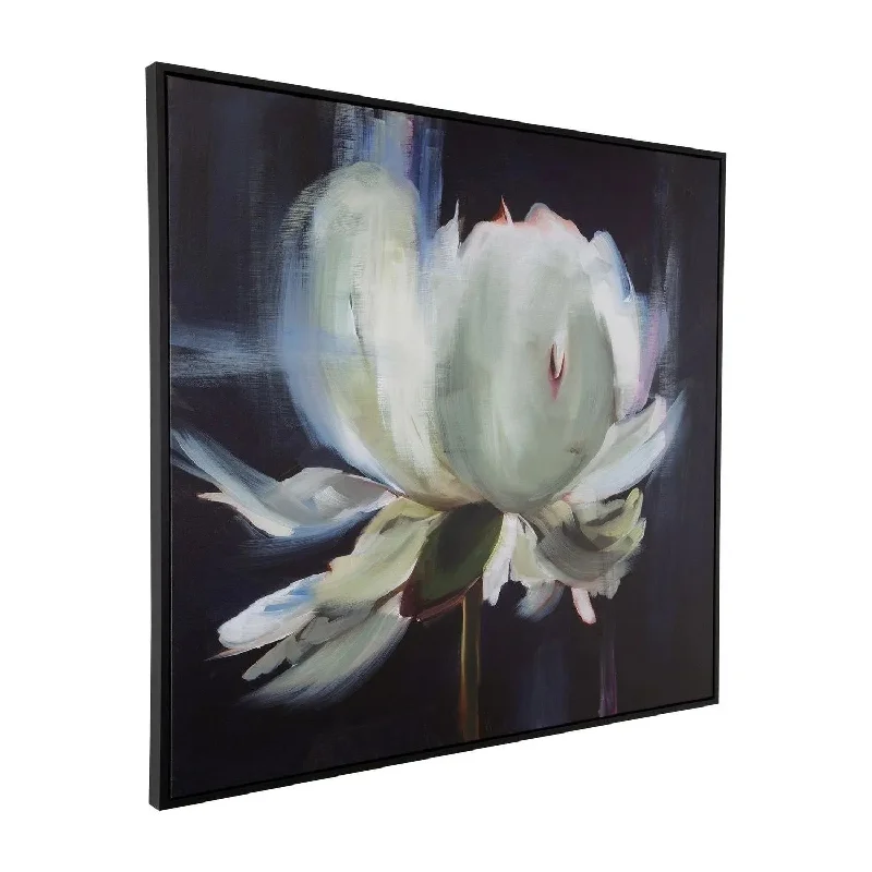 Track lighting with a minimalist track designPeony Wall Art