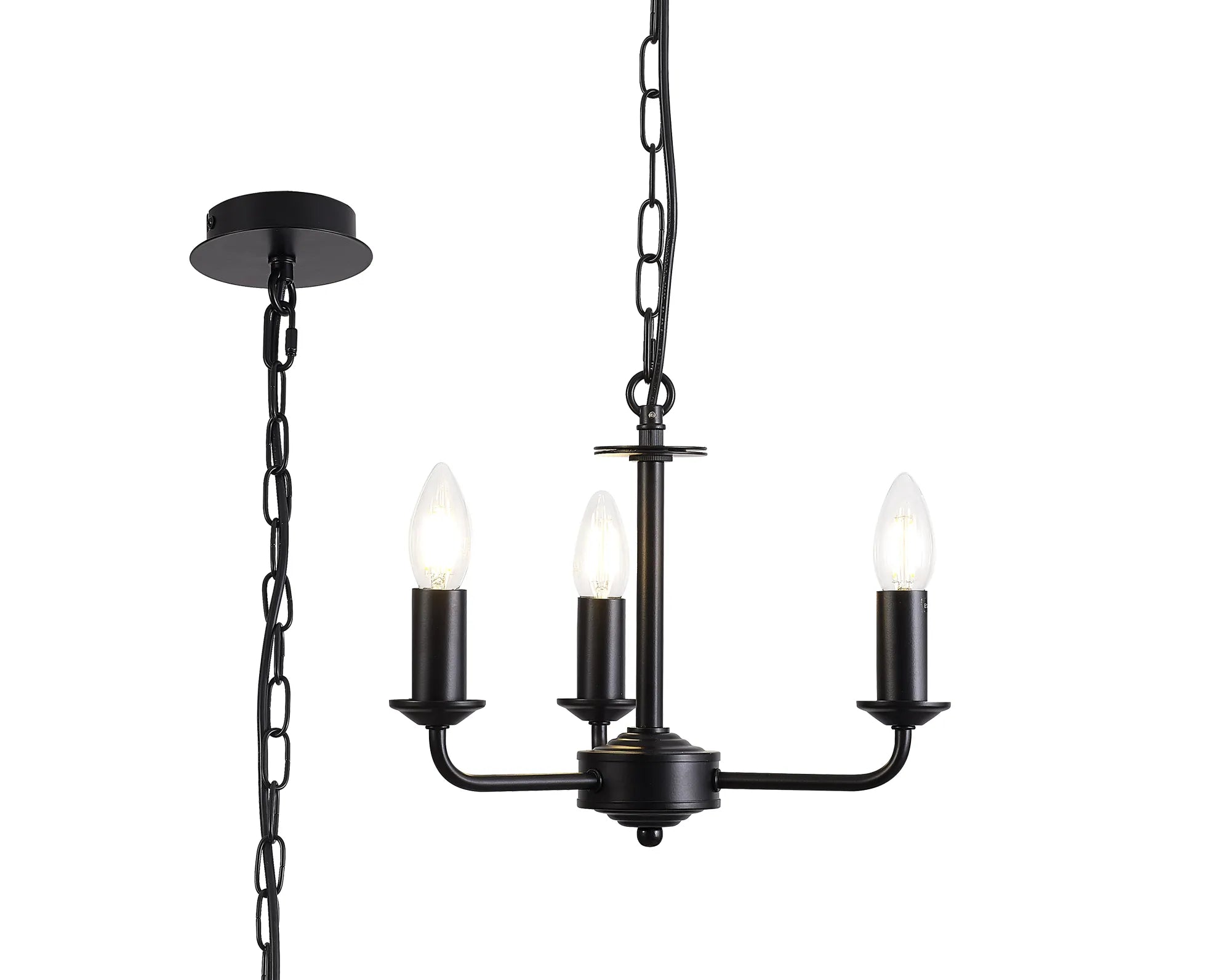 Track lighting with swivel heads for precise aimingBanyan 3 Light Multi Arm Pendant/Semi Flush Without Shade Matt Black Track lighting with swivel heads for precise aimingBanyan 3 Light Multi Arm Pendant/Semi Flush Without Shade Matt Black