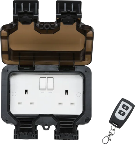 Track lighting for modernizing traditional interiorsKnightsbridge Remote Controlled IP66 13A 2G Outdoor Weatherproof Switched Socket Track lighting for modernizing traditional interiorsKnightsbridge Remote Controlled IP66 13A 2G Outdoor Weatherproof Switched Socket
