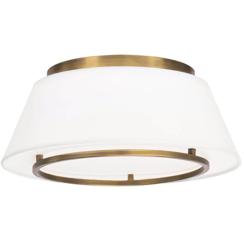 Industrial Lighting for Chemical PlantsHailey 16 in LED Flush Mount Light Brass Finish Industrial Lighting for Chemical PlantsHailey 16 in LED Flush Mount Light Brass Finish