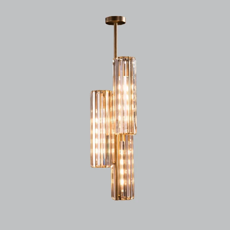 Waterproof track lighting for bathroomsYule Triple Pendant E27