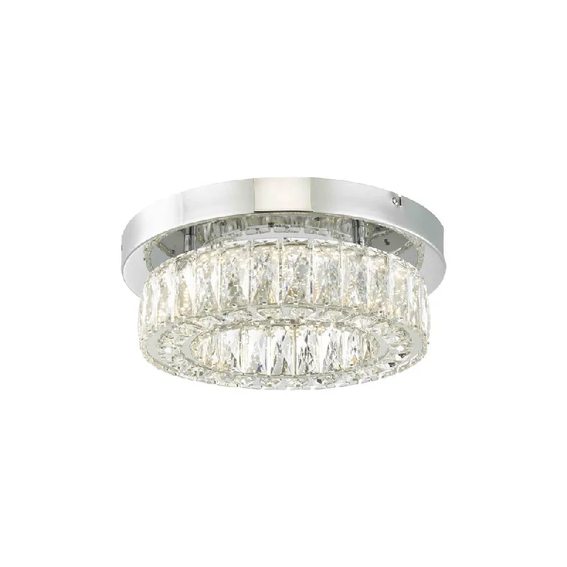Track lighting with a sleek profileGem 15" Circle LED Flush Mount