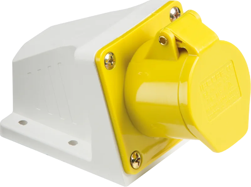 Track lighting for high - ceiling spacesKnightsbridge 110V IP44 16A Angled Surface Mount Socket 2P+E Track lighting for high - ceiling spacesKnightsbridge 110V IP44 16A Angled Surface Mount Socket 2P+E