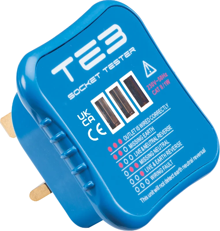 Industrial - style track lighting for loftsKnightsbridge BS 1363 Socket Tester