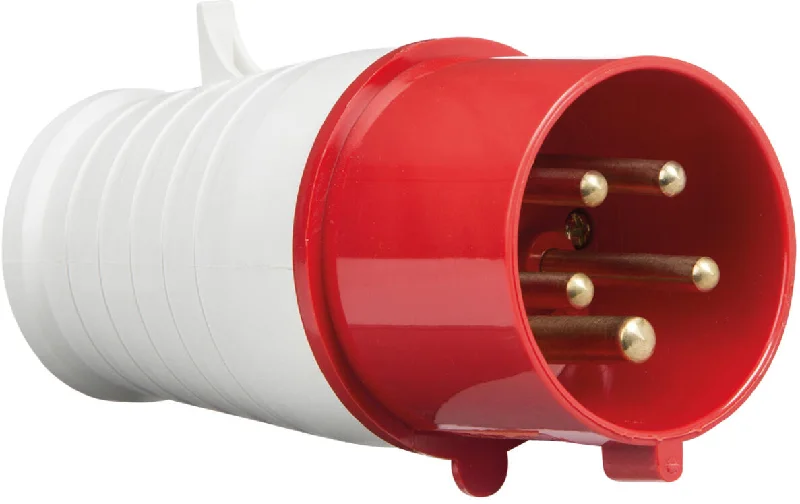 Track lighting for high - ceiling spacesKnightsbridge 415V IP44 32A Plug 3P+N+E