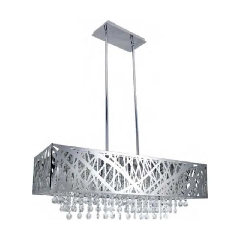 Track lighting for illuminating dining tablesLaser Linear Chandelier