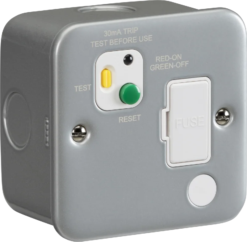Track lighting with a long - lasting lifespanKnightsbridge 13A RCD protected fused spur unit - 30mA Type A