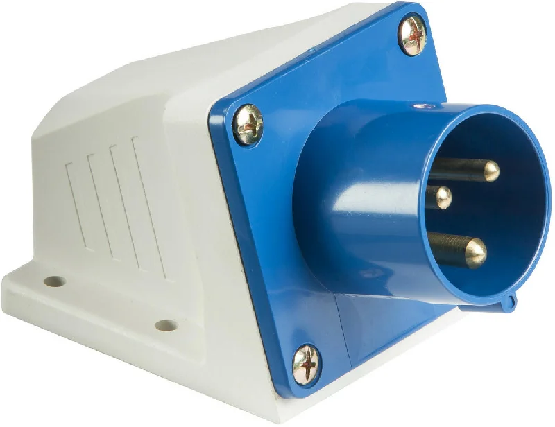 Modern track lighting with LED bulbsKnightsbridge 240V IP44 16A Appliance Inlet
