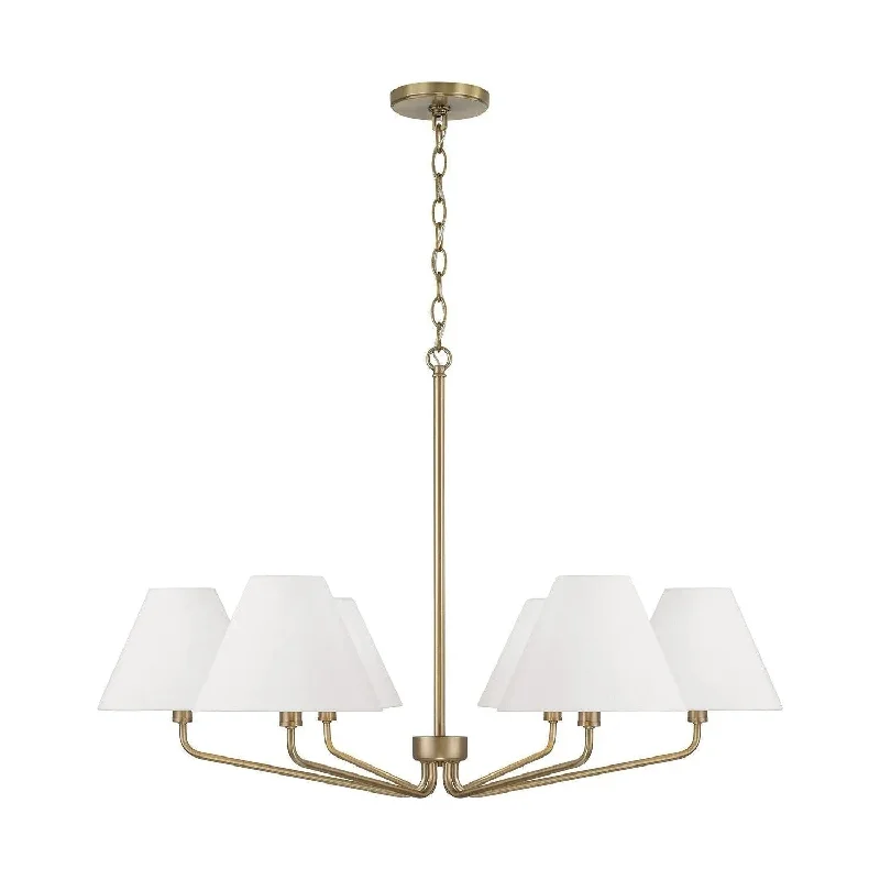 Track lighting with multiple heads for flexibilityChadwick Chandelier