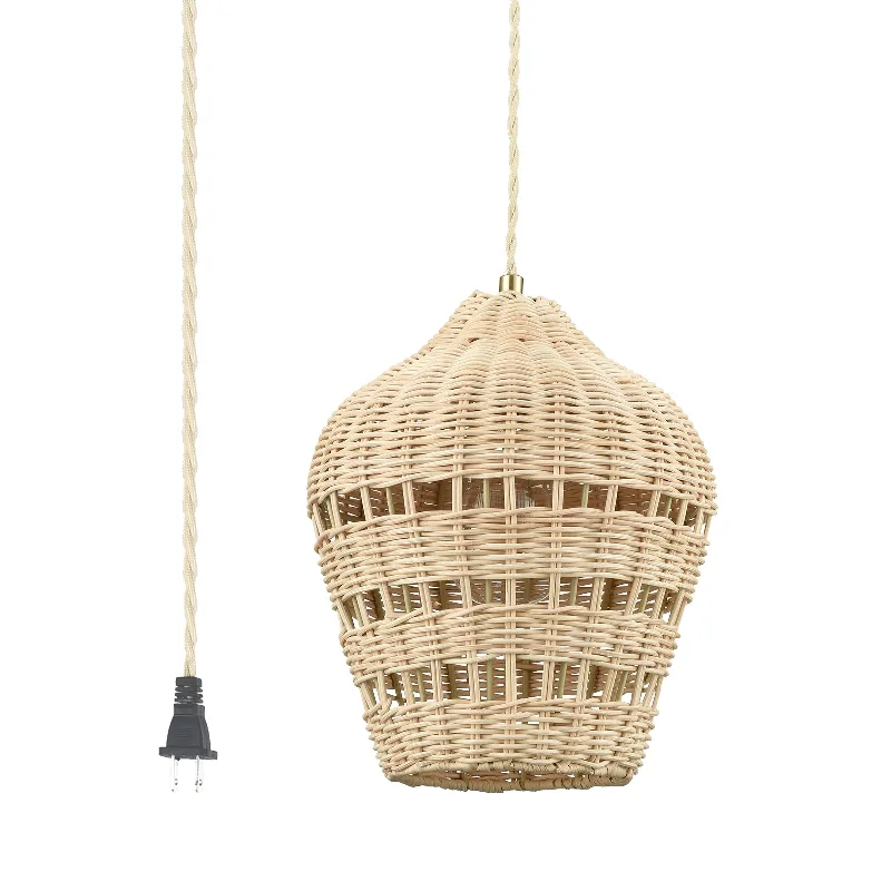 Industrial Lighting for Printing Press FacilitiesRattan Plug in Pendant Light Boho Hanging Light Industrial Lighting for Printing Press FacilitiesRattan Plug in Pendant Light Boho Hanging Light
