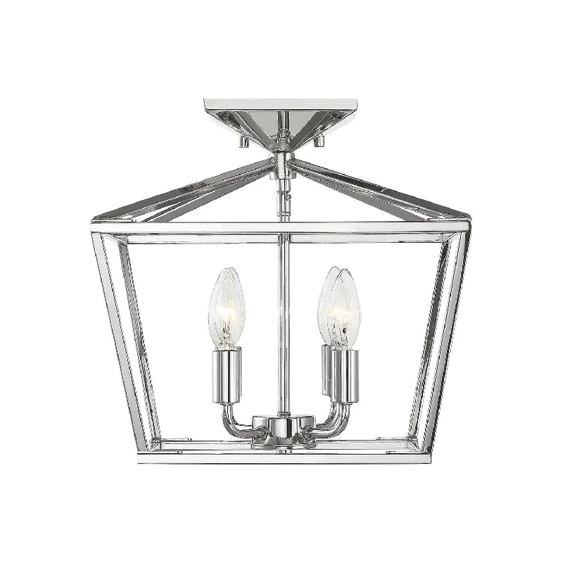 Track lighting for highlighting bookcasesTownsend Semi-Flush Mount