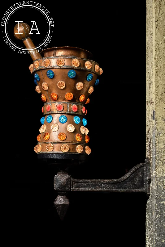 Energy - Efficient Industrial Lighting for Cost - SavingsEarly 20th Century Lighted Figural Copper Apothecary Sign Energy - Efficient Industrial Lighting for Cost - SavingsEarly 20th Century Lighted Figural Copper Apothecary Sign